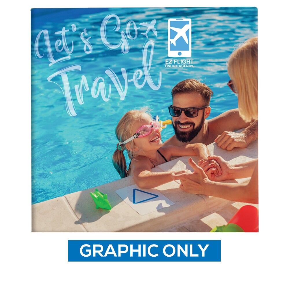 ONE CHOICE® 8 ft. Fabric Display — Graphic Only
